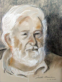 Portrait of <b>Robert Beeman</b>* by Toshiko Beeman, ©<b>Robert Beeman</b>, 2001. - R.-Beeman-by-Tosh